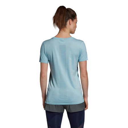 Koszulka damska niebieska adidas 25/7 Tee W (DX2147)