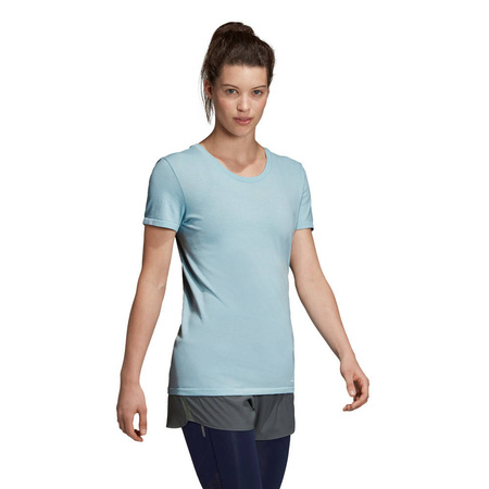 Koszulka damska niebieska adidas 25/7 Tee W (DX2147)