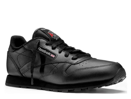 Buty sportowe damskie skórzane czarne Reebok Classic Leather (50149)